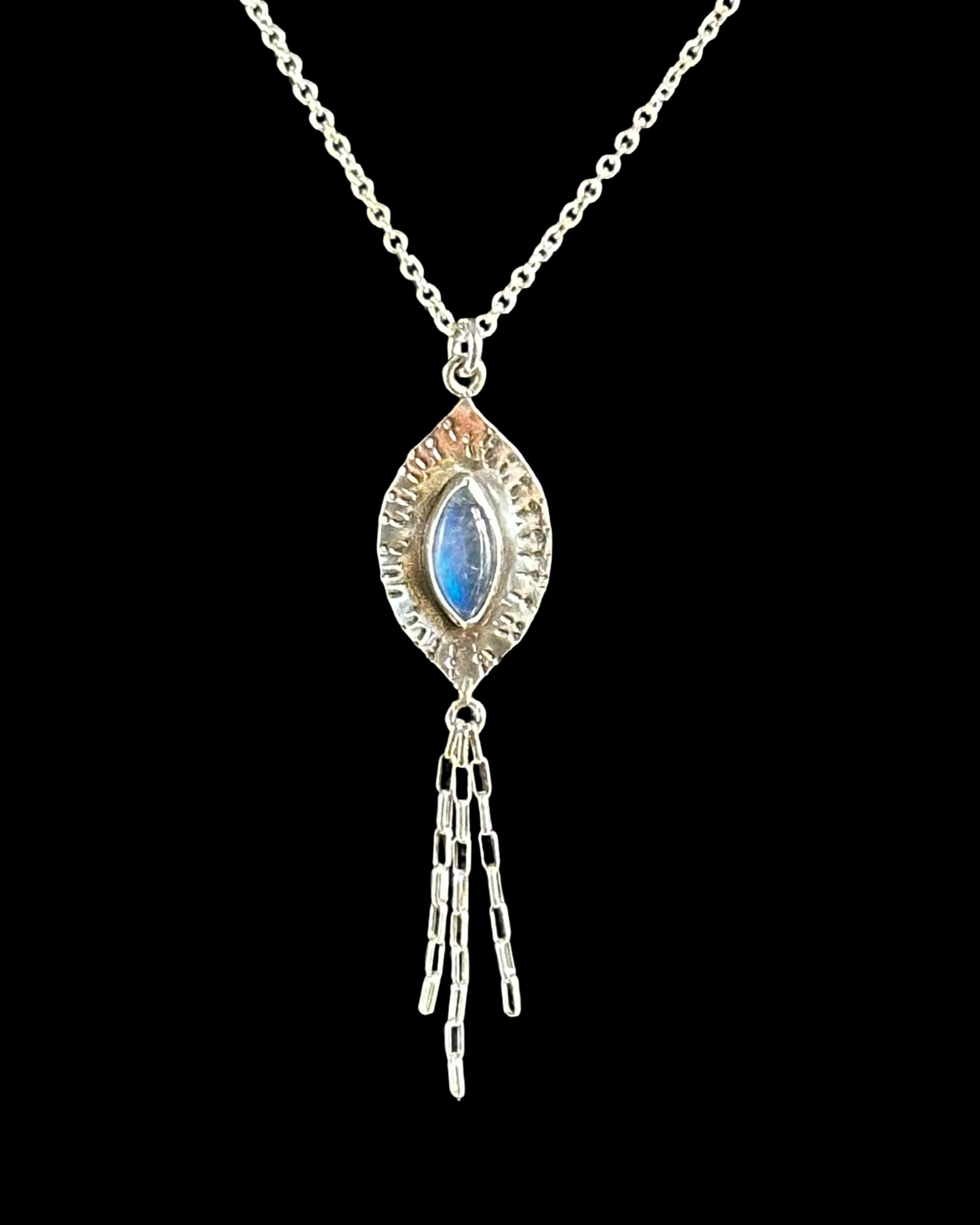 Moonstone Dangle Necklace