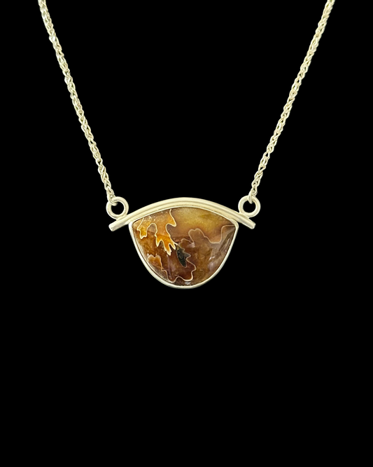 Fall Leaves Pendant Necklace