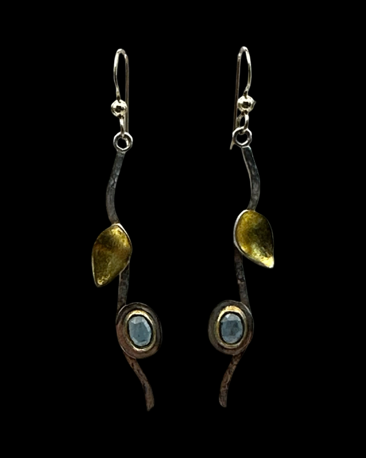 London Blue Topaz Drop Earrings