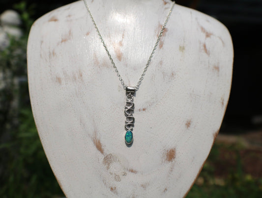 Infinity Moon Opal Necklace