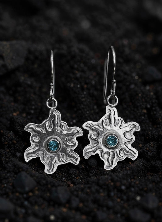 Paraiba Sun Ray Earrings