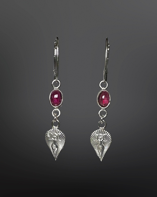 Pink Tourmaline Goddess Drops