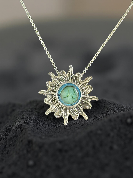 Radiant Sun Pendant Necklace