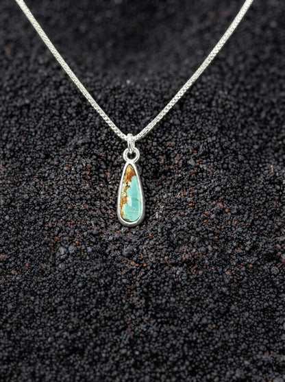 Turquoise Teardrop Necklace