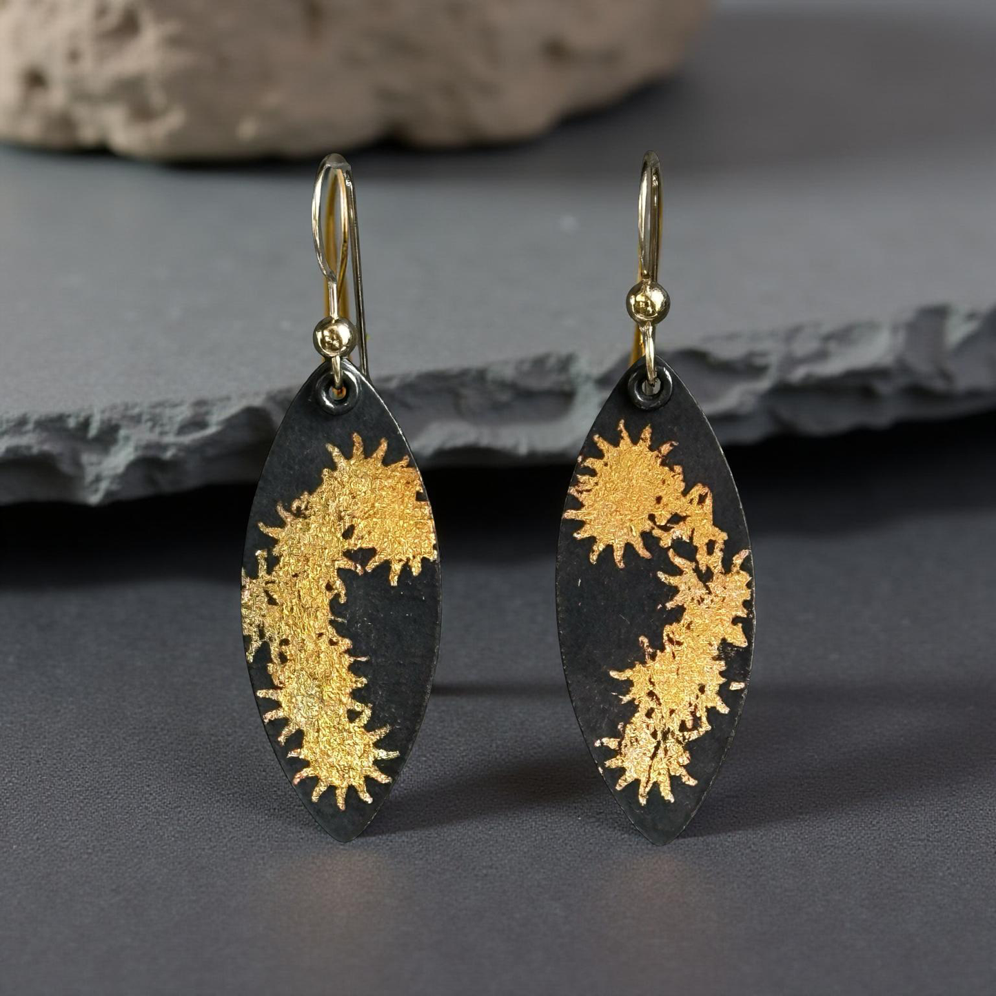 Starburst Keum Boo Dangle Earrings
