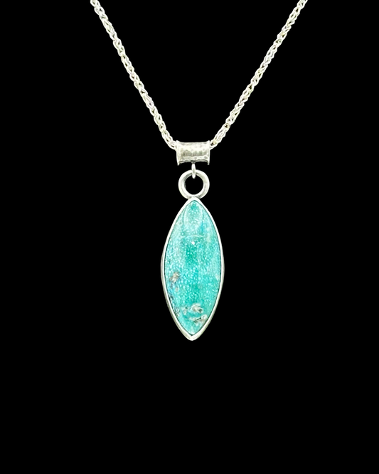 White River Turquoise Pendant