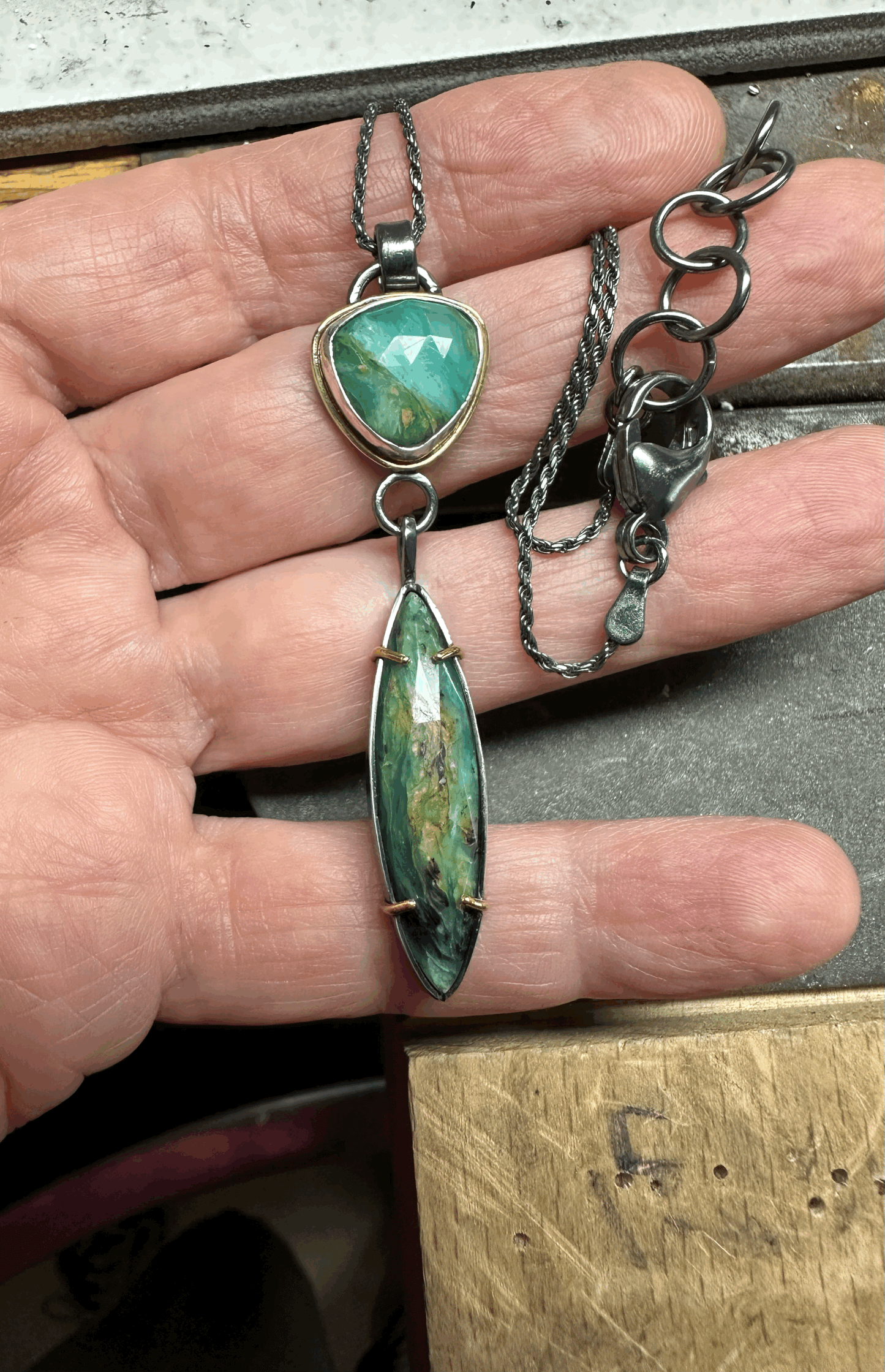 Peruvian Opal Necklace